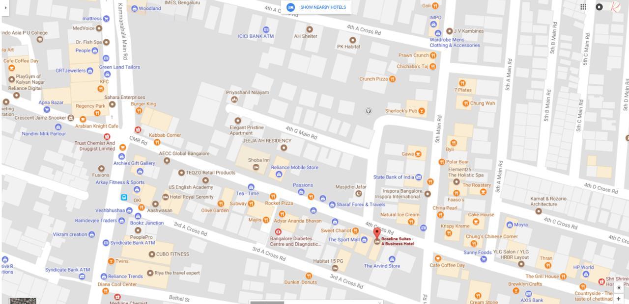 Roseline Suites Bangalore Exteriör bild